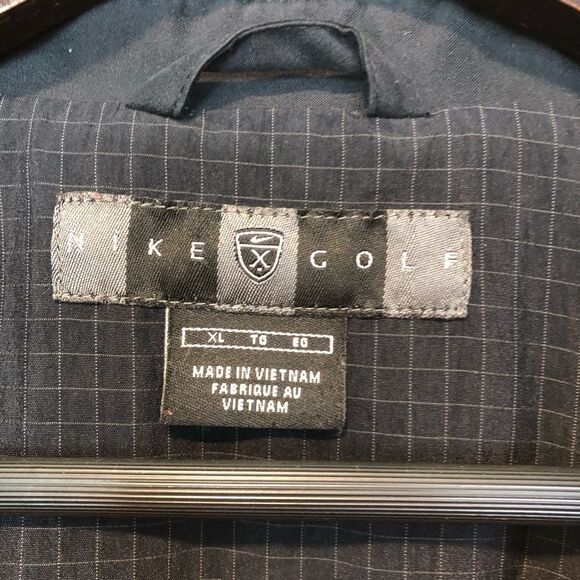 Nike Men’s Golf Zipper Front Lightweight Jacket Black Size XL - Picture 10 of 10